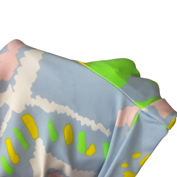 Dudley Stephens Pastel Island Ikat elastic waist draw string paints - L - Picture 8 of 8